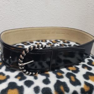 Calvin Klein Black Leather Belt small